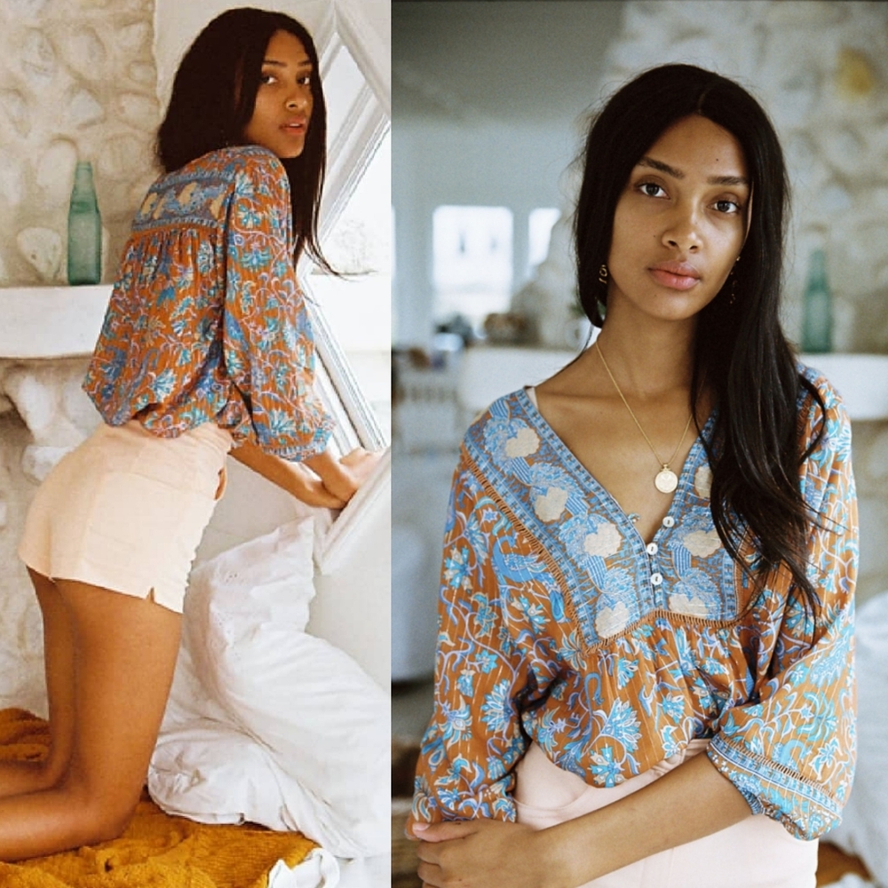 New Arnhem Aphrodite Blouse Ale Top 6 XS Orange